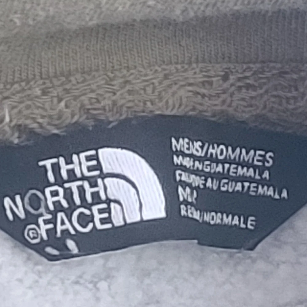 North Face Mrns Medium Pullover Hoodie Gray/ Green  Outdoora‎ Hiking